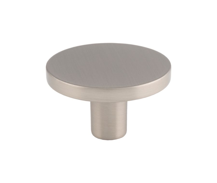 Satin Nickel 41mm Circular Cupboard Knob | FTD348BSN