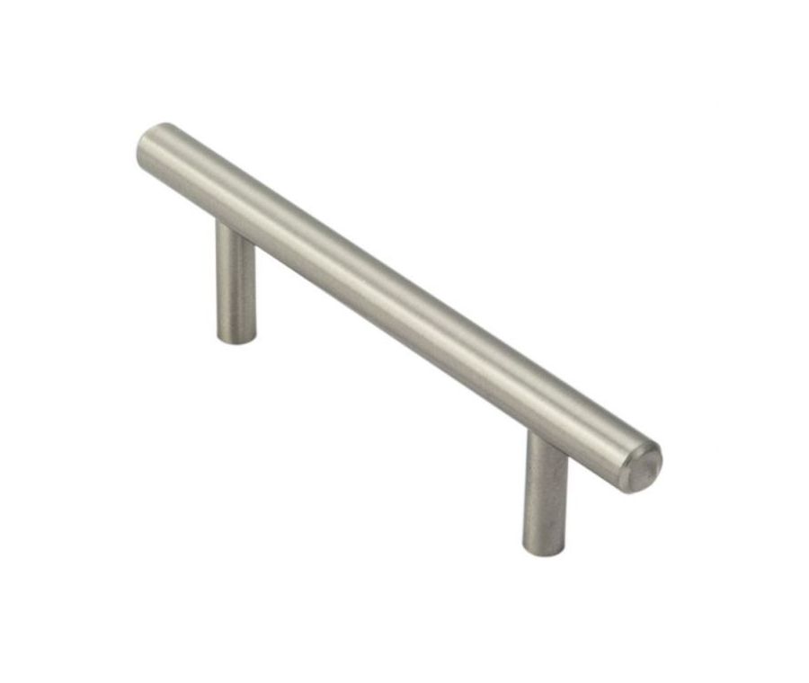 Satin Nickel 100mm Mini T-Bar Handle | FTD444SN