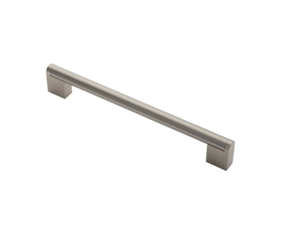 Satin Nickel & Stainless Steel 232mm Bar Handle | FTD4750DSNSS