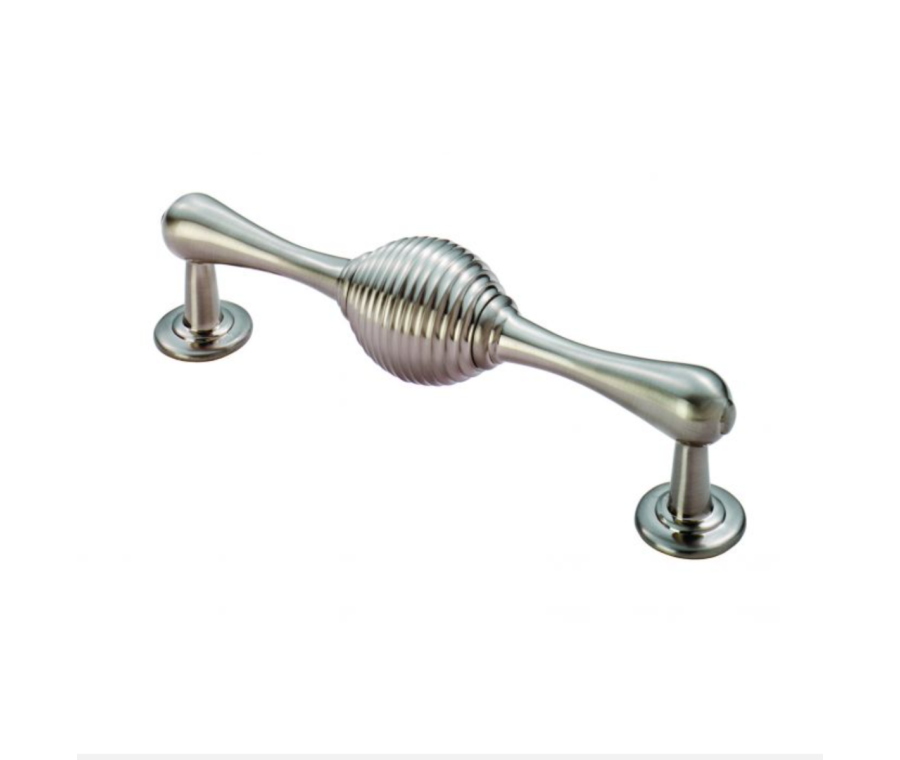 Satin Nickel 150mm Reeded Handle | FTD605RSN
