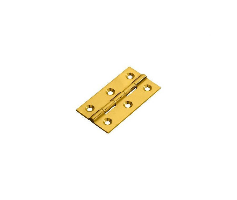 Pair 64mm Polished Brass Cabinet Hinge | FTD800DPB