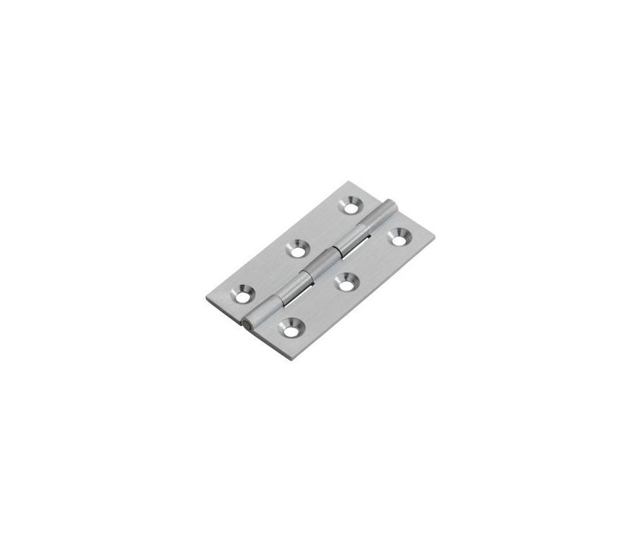 Pair 64mm Satin Chrome Cabinet Hinge | FTD800DSC