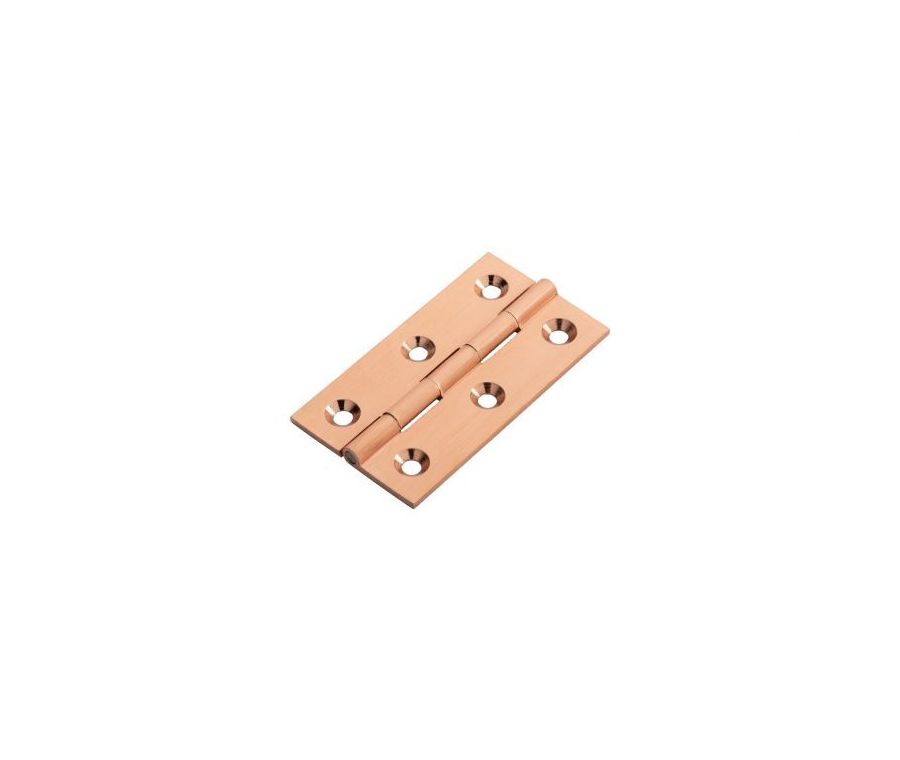 Pair 64mm Satin Copper Cabinet Hinge | FTD800DSCO