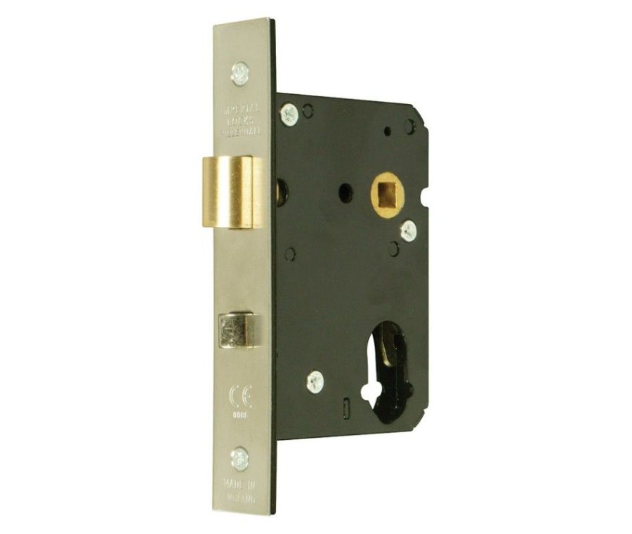 Imperial 63mm Dual-Profile Cylinder Mortice Night Latch with Anti-thrust Bolt | G7088-63-SB