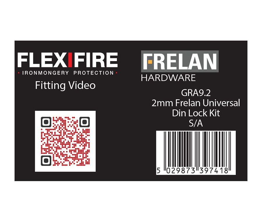 Frelan Universal kit for DIN locks 60 minute 2mm