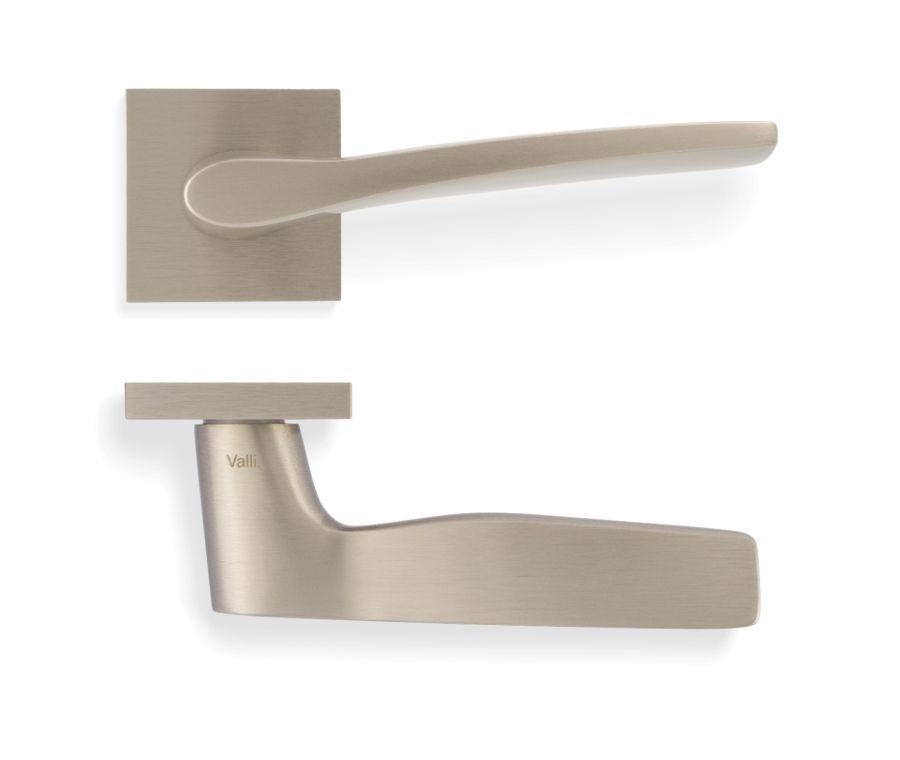 Set Valli Satin Nickel PVD H1018SQ Otello Lever Handle | Marius Schreyer