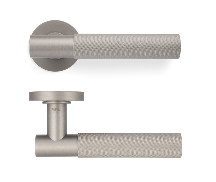Set Valli Satin Nickel PVD H379 Antonio Citterio Knurled Lever Handle