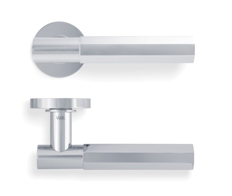 Set Valli Polished Chrome PVD H380 Antonio Citterio Lever Handle