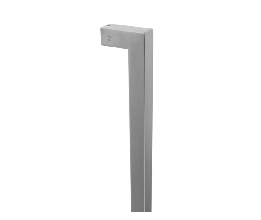 BLU Satin Stainless Steel HAB4 Inline Square Mitre Secret Fix Pull Handle | 900mm | HAB4-900-SF-SSS