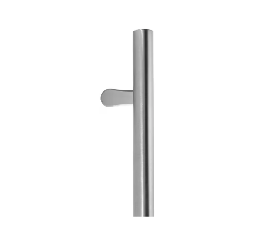 BLU Satin Stainless Steel Offset Round Back to Back Pull Handle Back to Back Pull Handle | 1200mm | HAB50-1200-BB-SSS