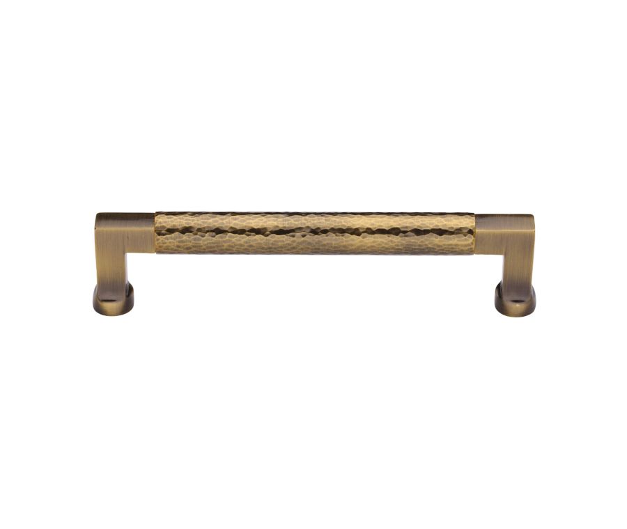 Heritage Brass Antique Brass Hammered Cabinet Pull 160mm