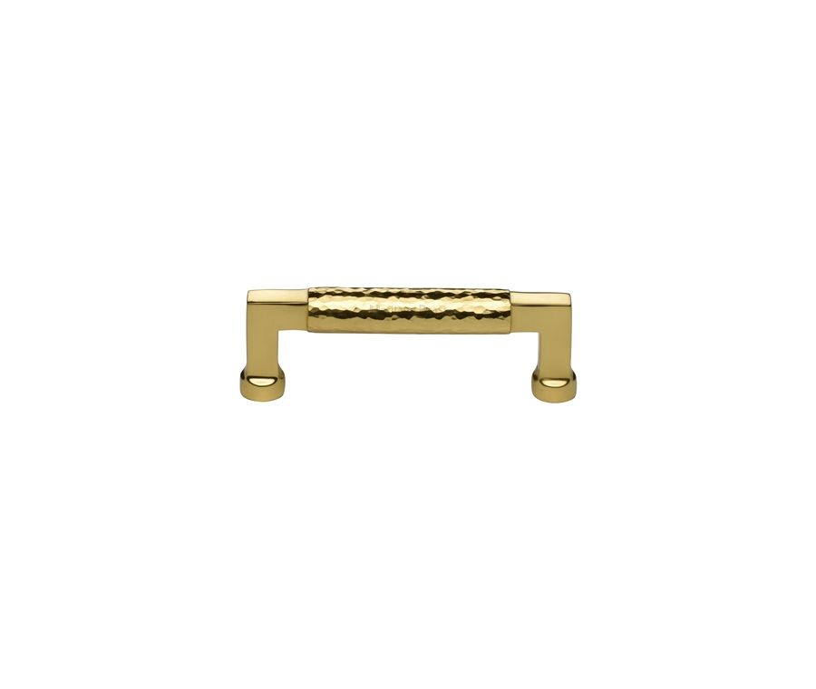 Heritage Brass Polished Brass Hammered Cabinet Pull 101mm