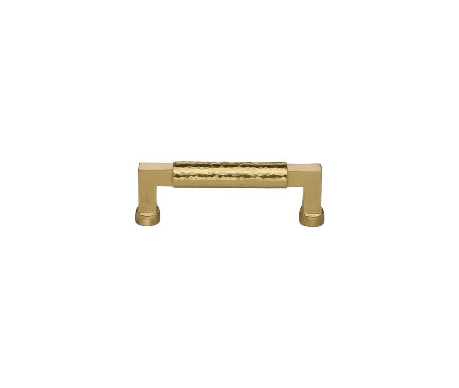 Heritage Brass Satin Brass Hammered Cabinet Pull 101mm