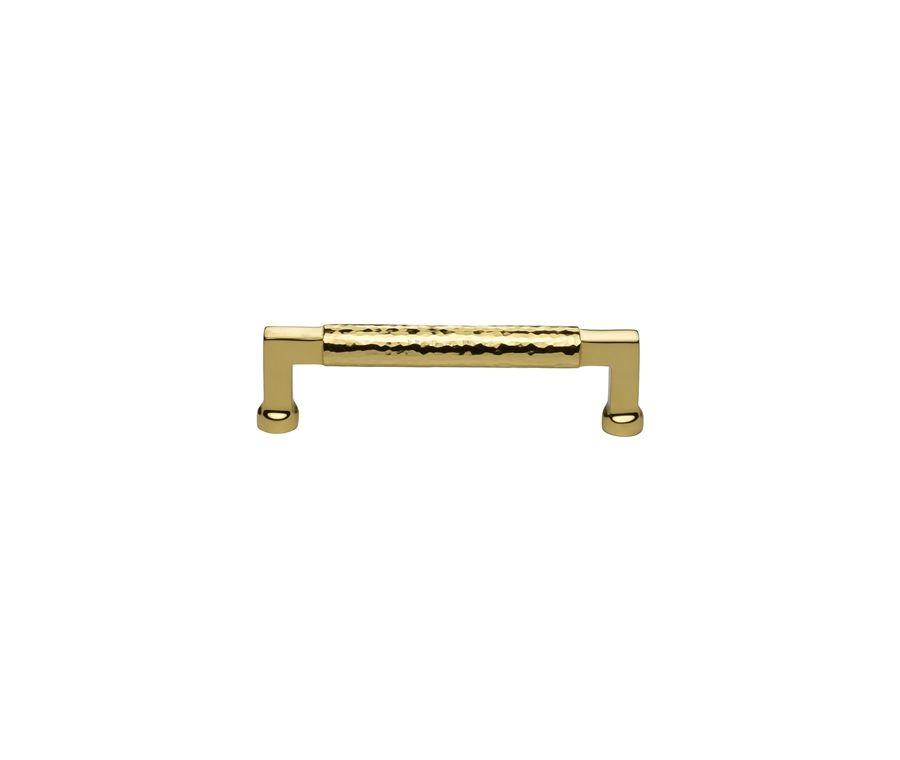 Heritage Brass Polished Brass Hammered Cabinet Pull 128mm