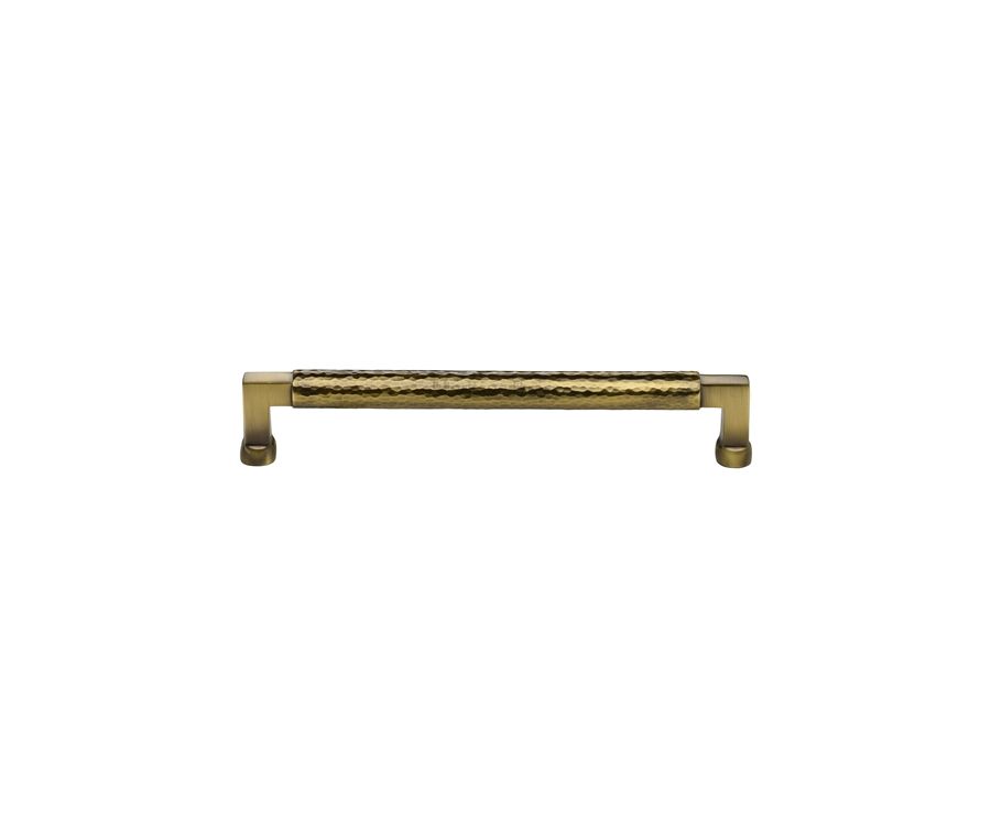 Heritage Brass Antique Brass Hammered Cabinet Pull 203mm