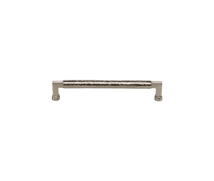 Heritage Brass Satin Nickel Hammered Cabinet Pull 203mm
