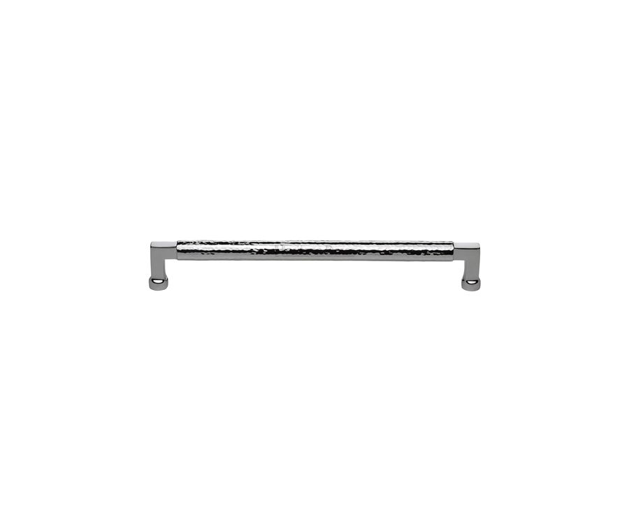 Heritage Brass Polished Chrome Hammered Cabinet Pull 254mm