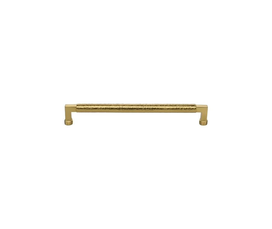 Heritage Brass Satin Brass Hammered Cabinet Pull 254mm