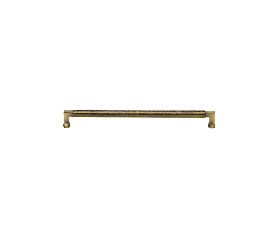 Heritage Brass Antique Brass Hammered Cabinet Pull 320mm