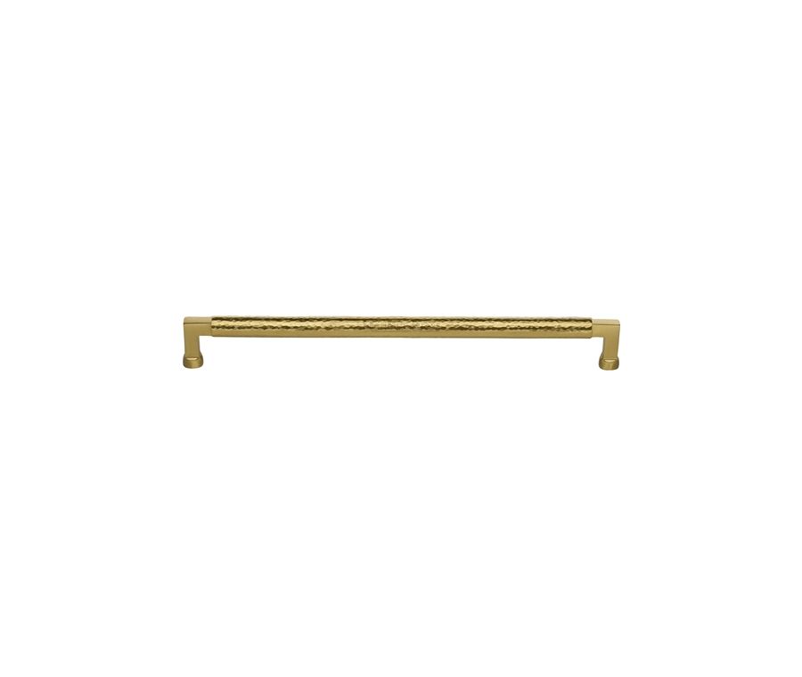 Heritage Brass Satin Brass Hammered Cabinet Pull 320mm
