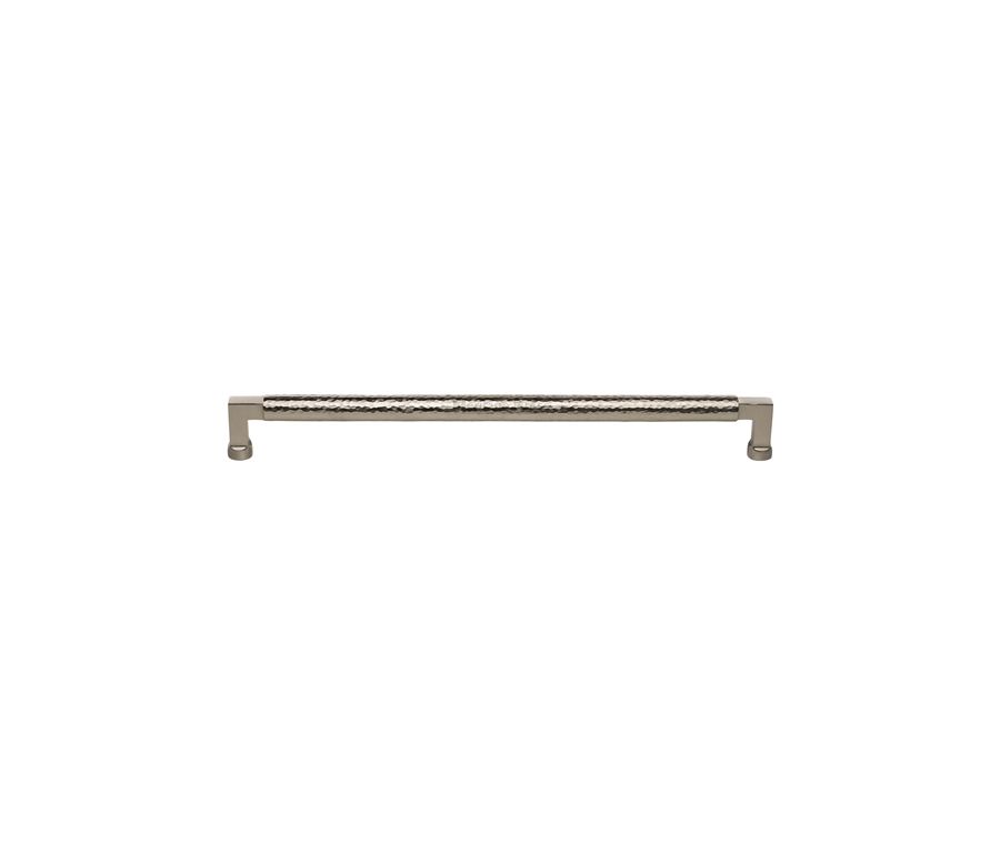 Heritage Brass Satin Nickel Hammered Cabinet Pull 320mm
