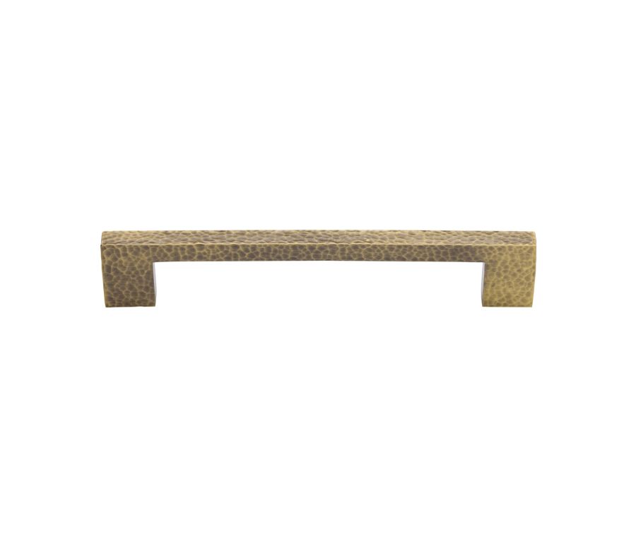 Heritage Brass Antique Brass Metro Cabinet Pull Hammered Design 160mm