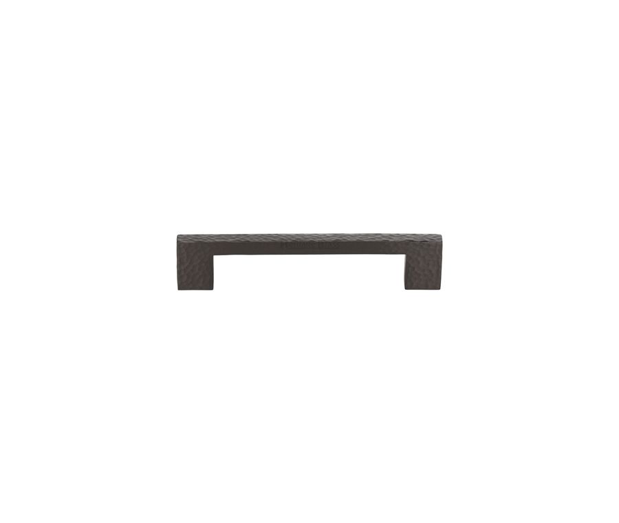 Heritage Brass Matt Bronze Metro Cabinet Pull Hammered Design 128mm