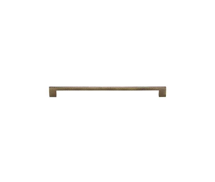 Heritage Brass Antique Brass Metro Cabinet Pull Hammered Design 320mm