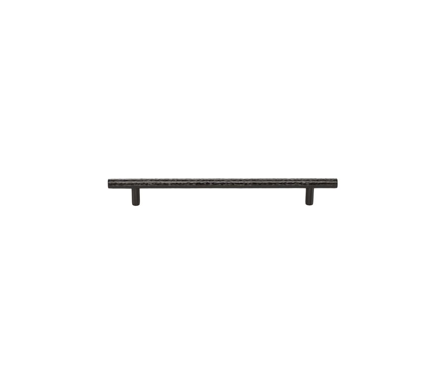 Heritage Brass Matt Bronze T-Bar Cabinet Pull Hammered Design 203mm