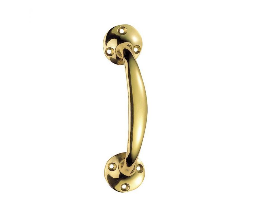 153mm Polished Brass Bow Pull Handle | AA36PB