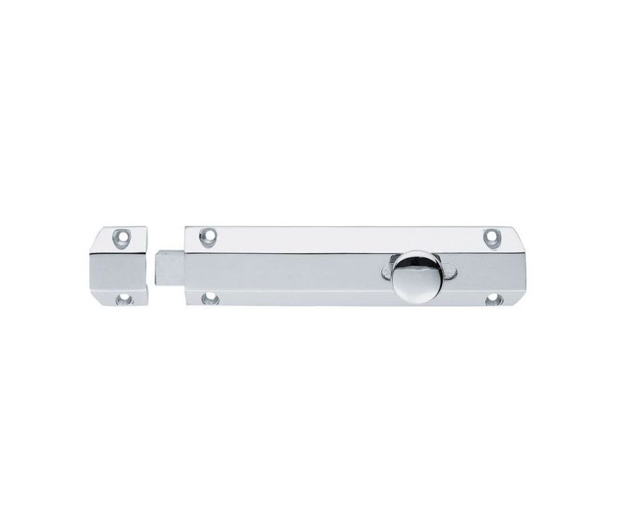 Satin Chrome 102mm Surface Bolt | AQ81SC