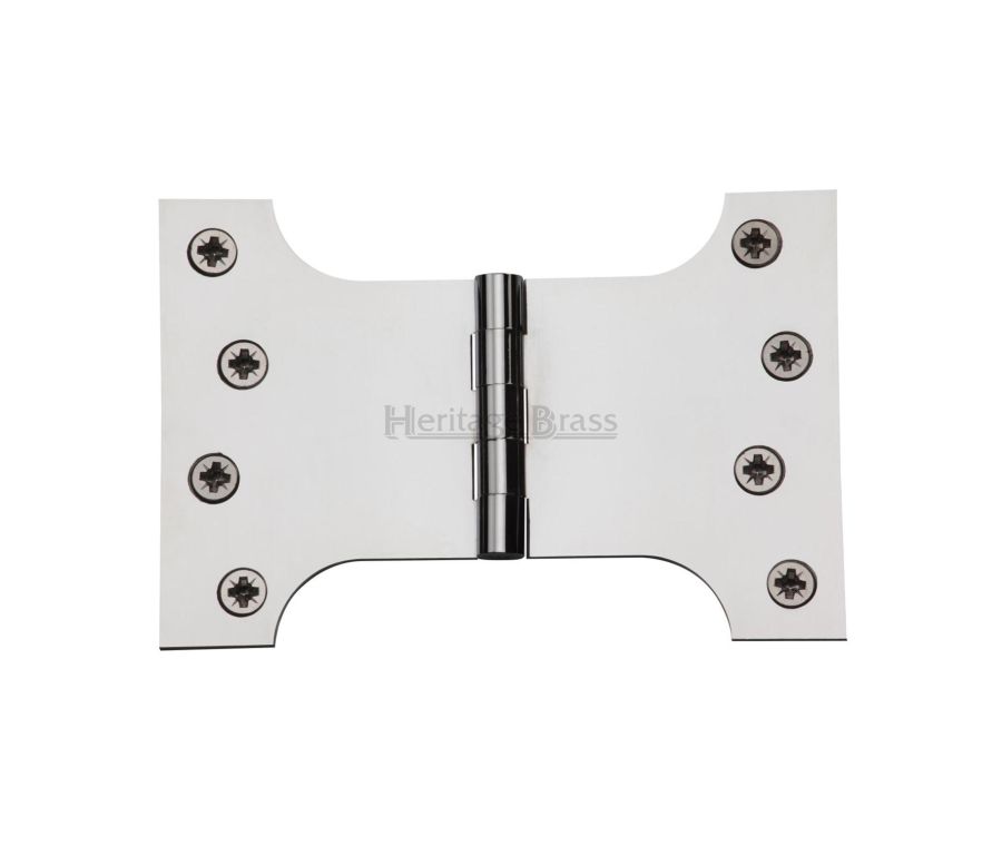 Heritage Brass Polished Chrome 4 x 4