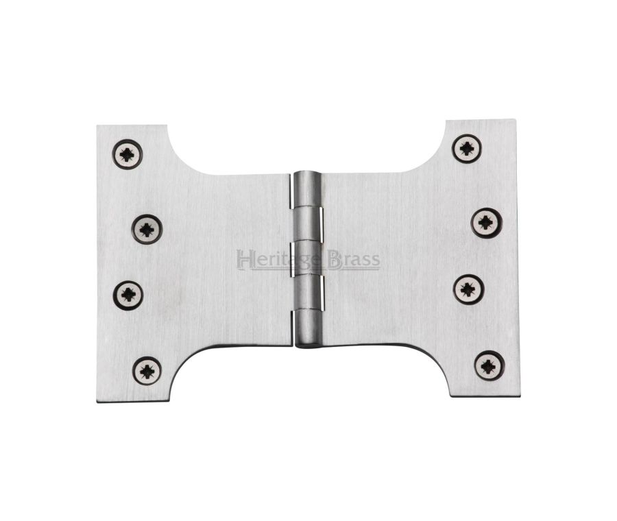 Heritage Brass Satin Chrome 4 x 4