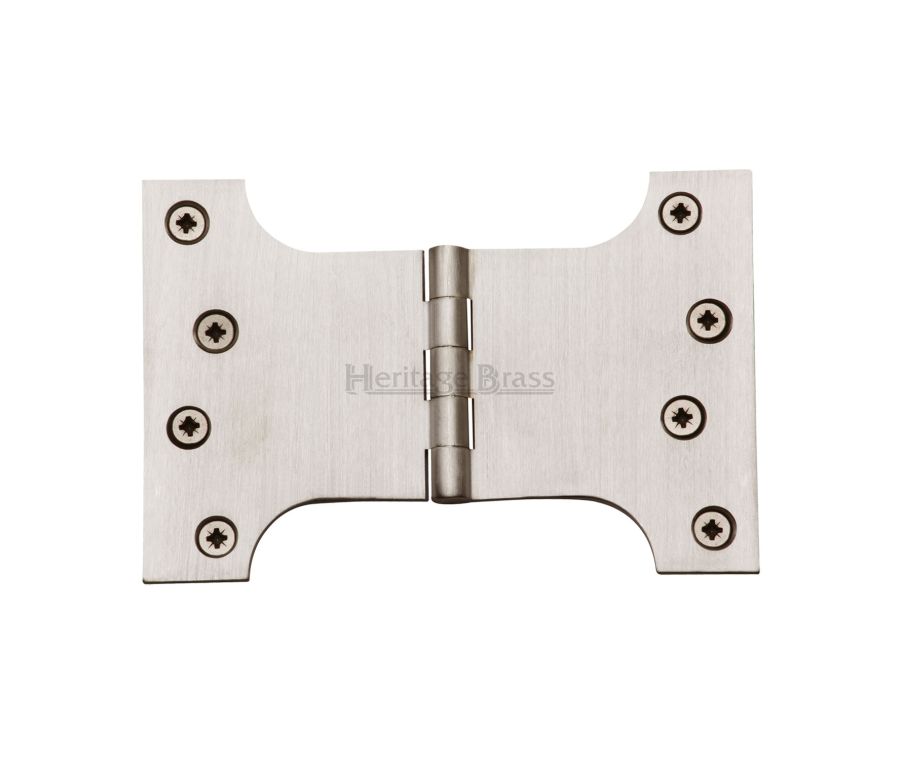 Heritage Brass Satin Nickel 4 x 4