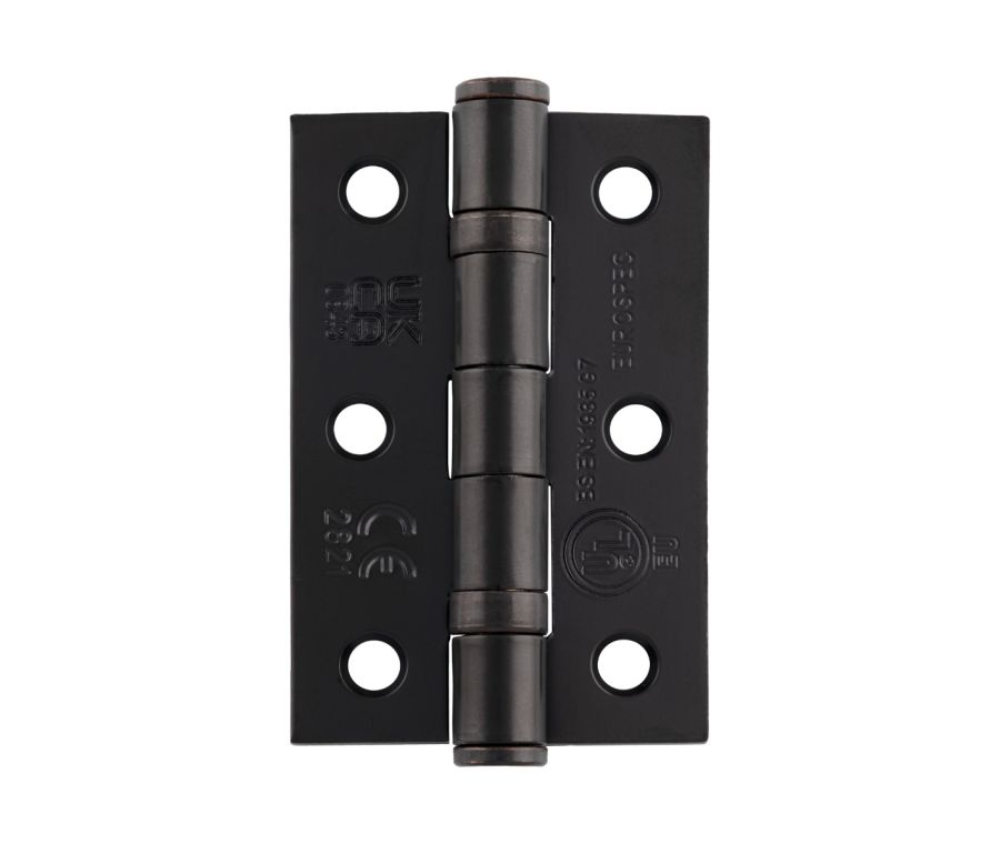 Pair Carlisle Matt Black Grade 7 Ball Bearing Hinge | HIN1322/7MB