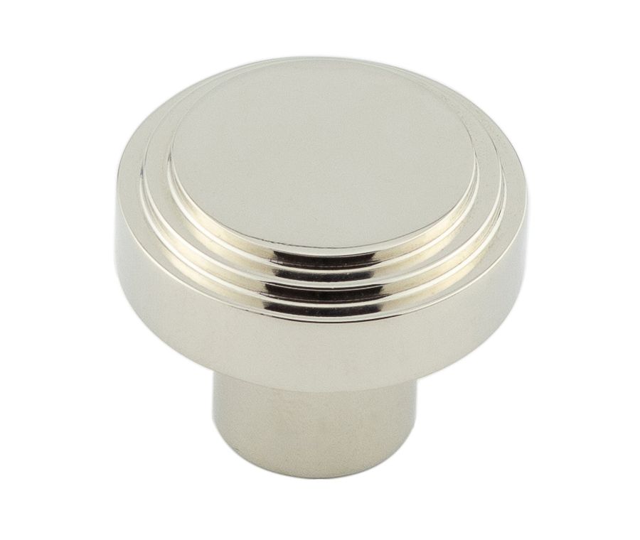 Hoxton Polished Nickel Nickel 30mm Cropley Cupboard Knob | HOX1030PN