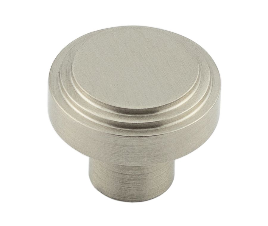 Hoxton Satin Nickel 30mm Cropley Cupboard Knob | HOX1030SN