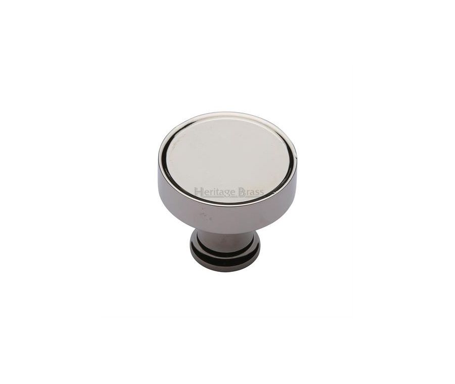 Heritage Brass Polished Nickel Finish Florence Cabinet Knob 32mm