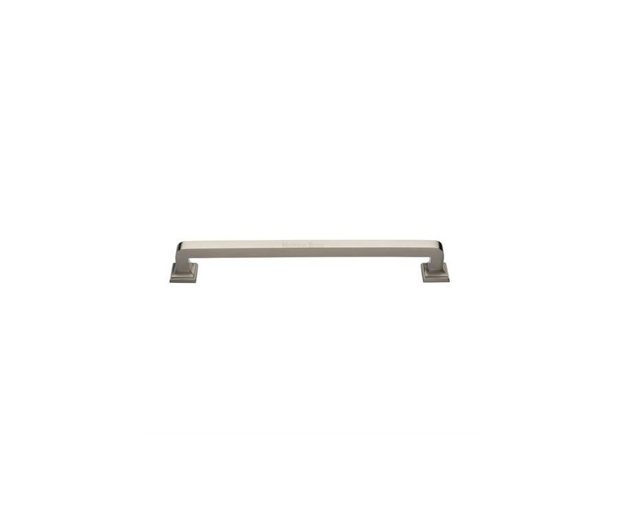 Heritage Brass Satin Nickel Square Vintage Pull 338mm