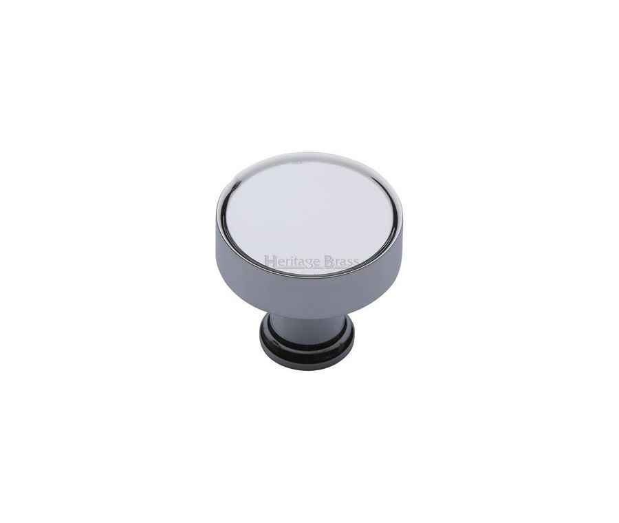 Heritage Brass Polished Chrome Florence Cabinet Knob 32mm