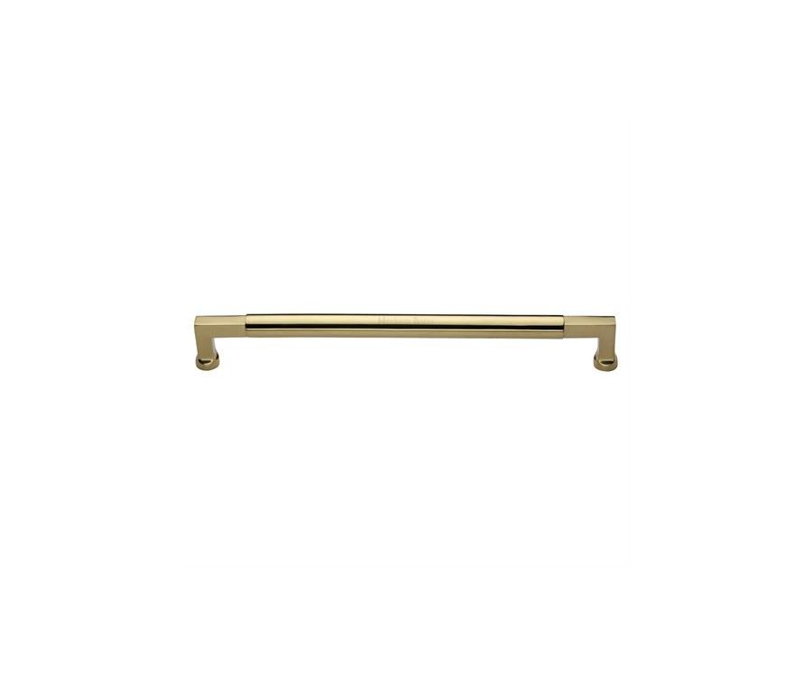 Heritage Brass Polished Brass Bauhaus Door Pull Handle 483mm