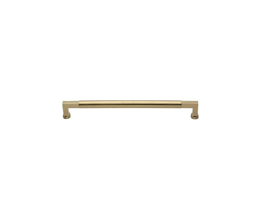 Heritage Brass Satin Brass Bauhaus Door Pull Handle 483mm
