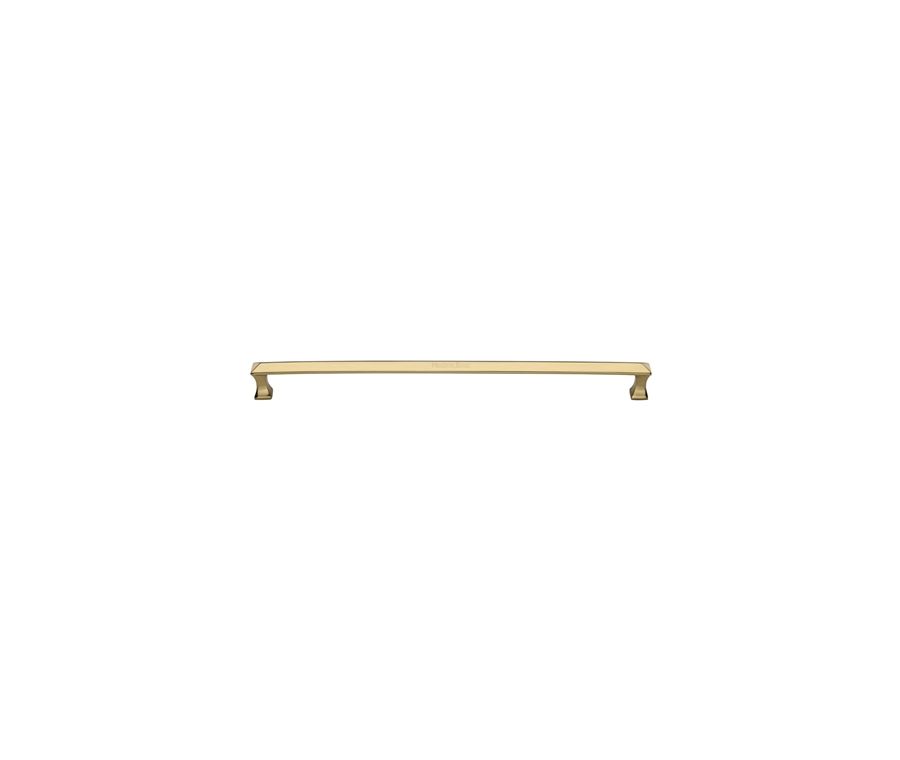Heritage Brass Polished Brass Pyramid Door Pull Handle 326mm