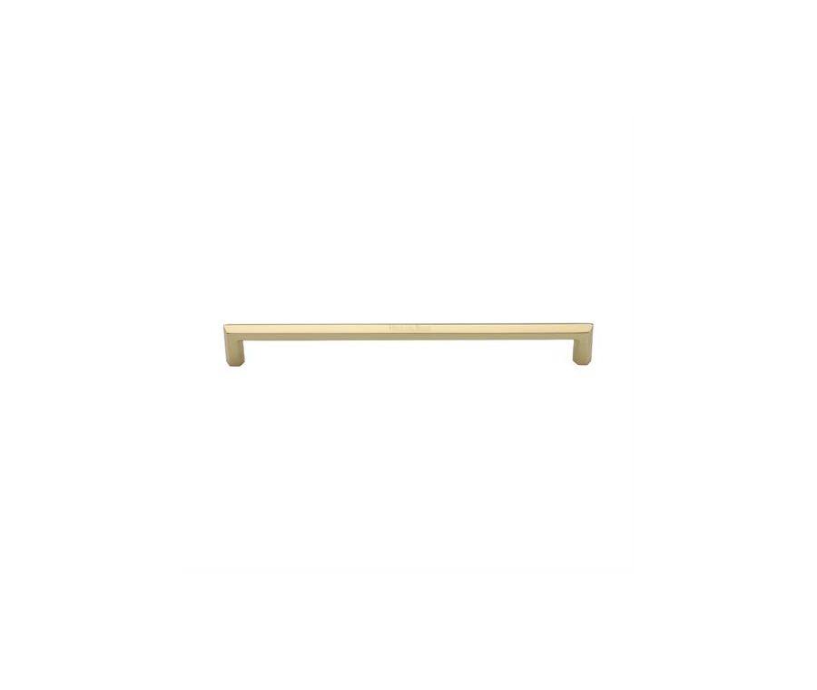 Heritage Brass Polished Brass Hexagonal Door Pull Handle 328mm
