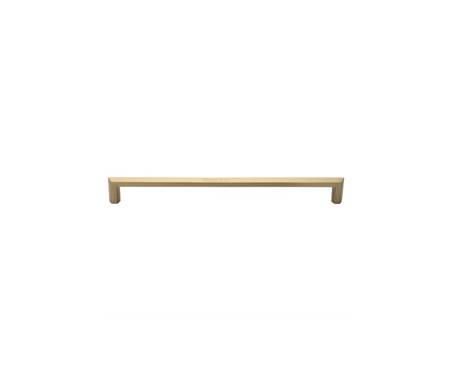 Heritage Brass Satin Brass Hexagonal Door Pull Handle 480mm