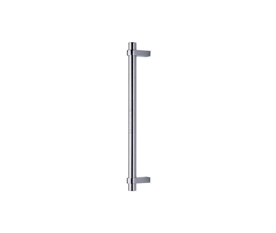 Heritage Brass Polished Chrome Industrial Door Pull Handle 505mm