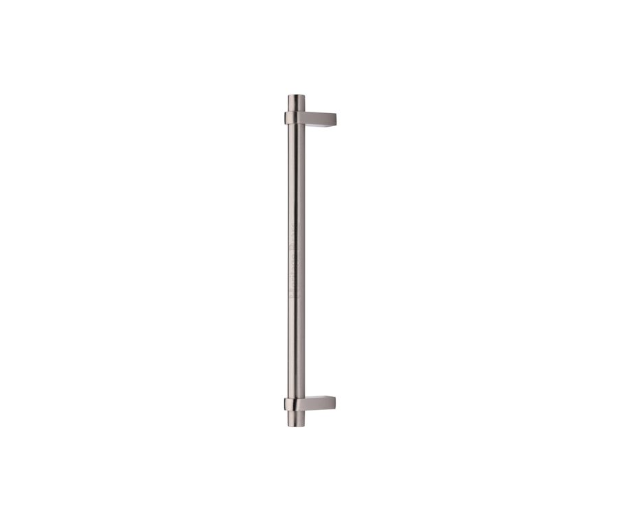 Heritage Brass Satin Nickel Industrial Door Pull Handle 505mm