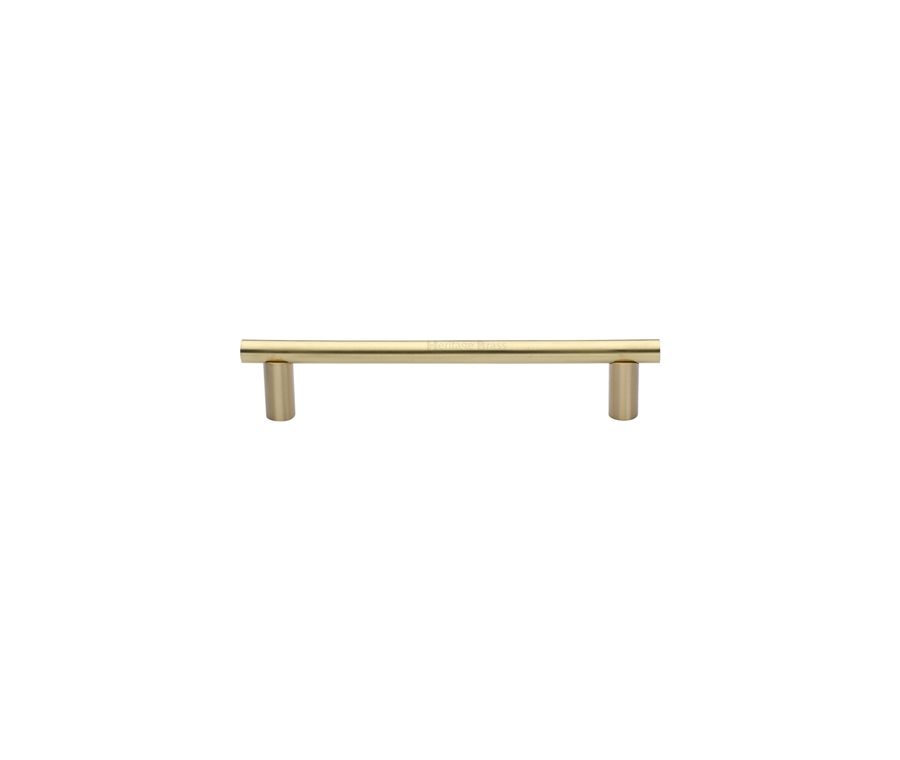 Heritage Brass Satin Brass Round Bar Door Pull Handle 336mm