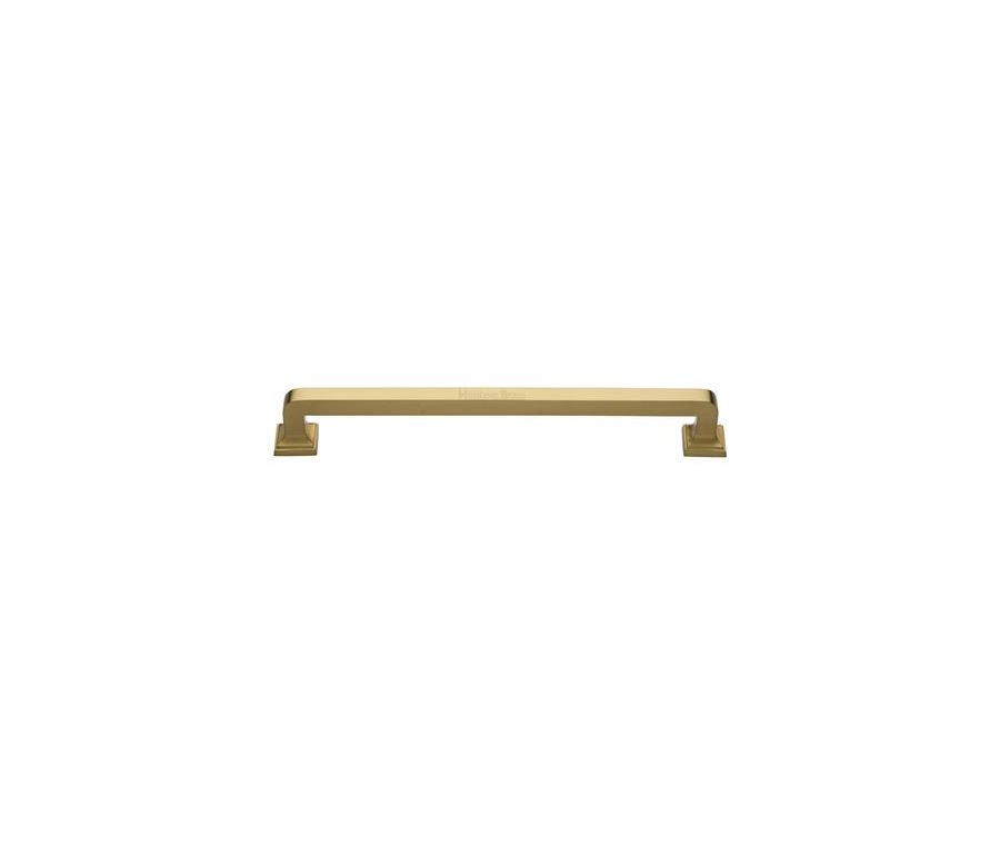 Heritage Brass Satin Brass Square Vintage Pull 338mm