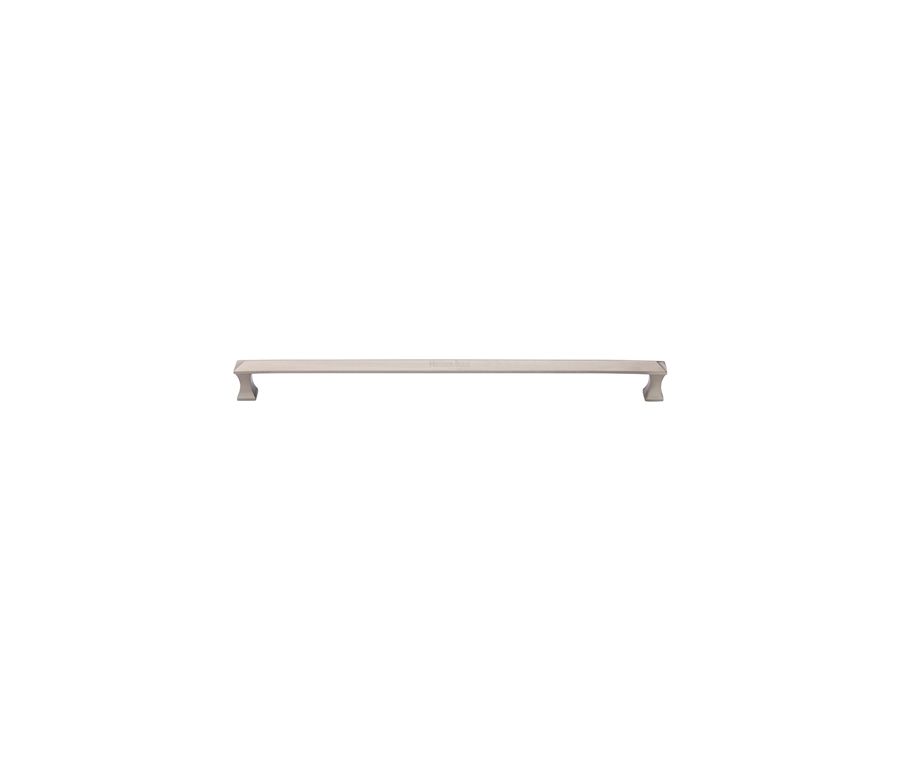 Heritage Brass Satin Nickel Pyramid Door Pull Handle 478mm